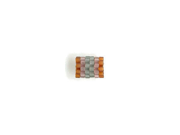 Woven Glass Bead Bead 6mm/o 2mm/i (E)