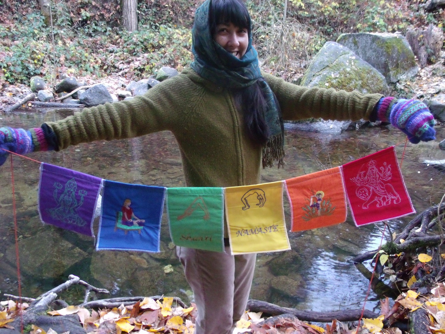 yoga flags