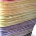 Baby Wipes  Wash Cloths Organic Cotton Sherpa Eco-Friendly 30 Pack YOU PICK COLORS