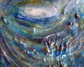 Underwater Movement Wax Encaustics