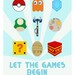 Video Gaming poster A3 - Let The Games Begin
