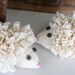 Hedgehogs Catnip Cat Toys, Alice in Wonderland Croquet Balls, Textile Art Shabby Chic Set of Two