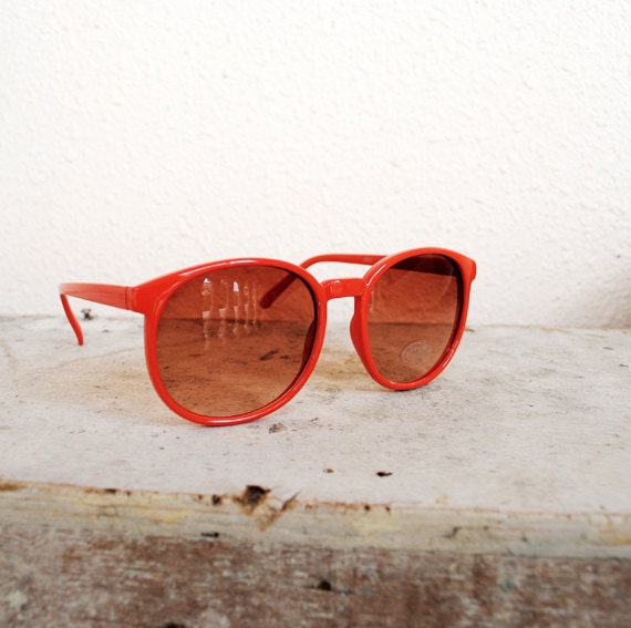 Vintage 80's Sunglasses Peach Smoothie