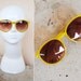 Vintage Sunglasses Yellow Lemonade