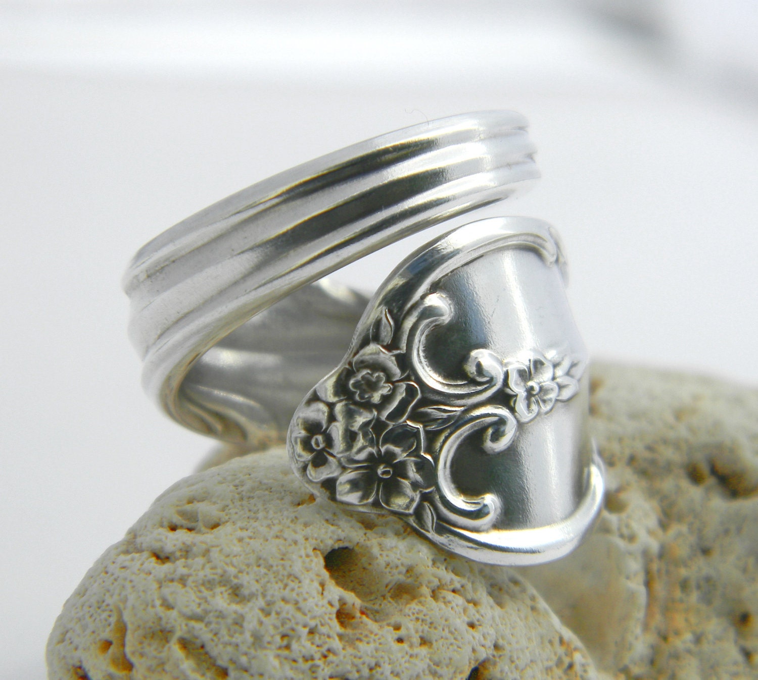 Spoon Ring, Silverware Jewelry, Southern Splendor 1962