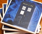 Doctor Who Tardis Drink Coasters