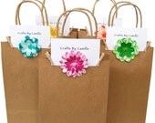 Favor Bags-Mulberry Paper Flowers - CraftsByCamilleShop