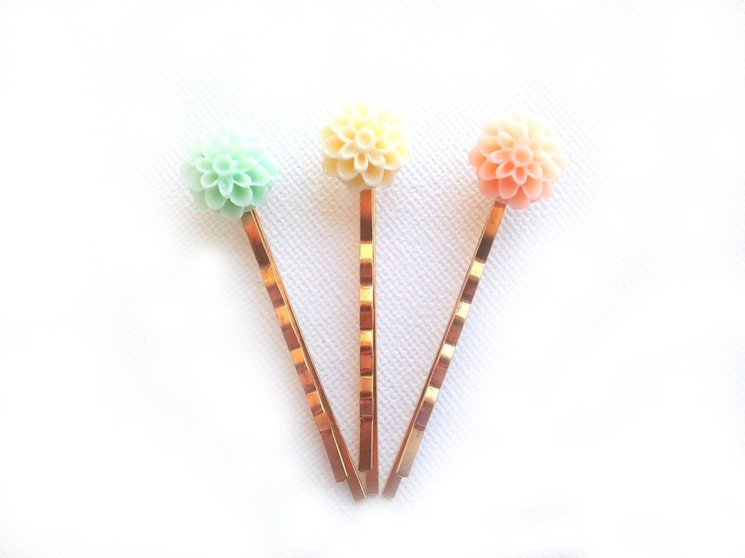 Bobby Pin Set Pastel Colors Trio