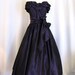 SALE - Vintage Gunne Sax Jessica McClintock Deep Purple Taffeta Prom Dress w/ Full Skirt