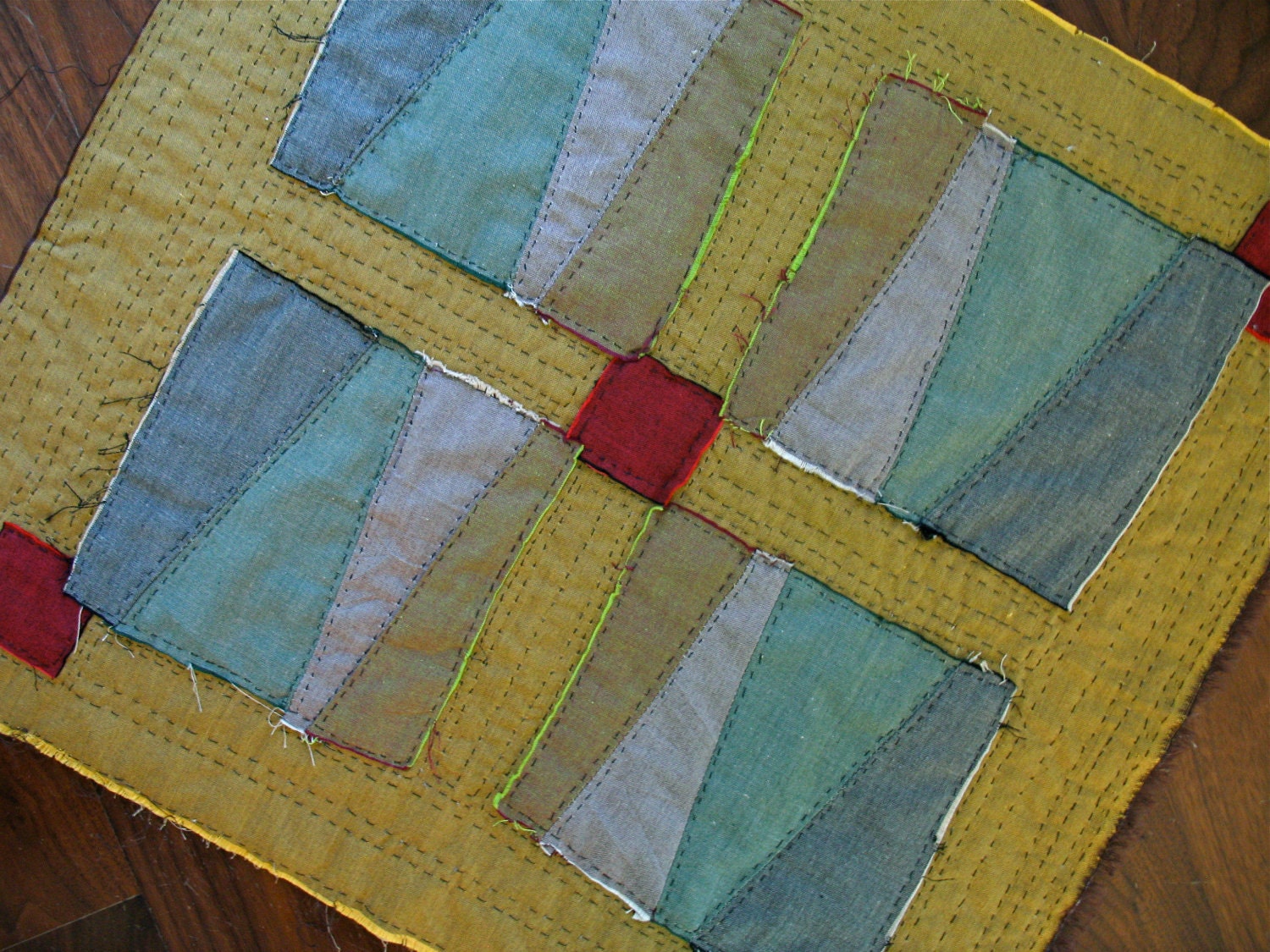 Primitive Modern Quilt