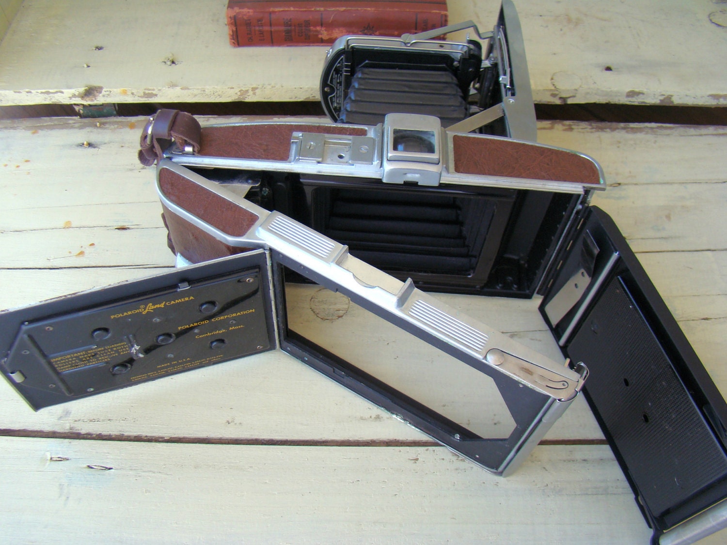 Camera - Vintage Polaroid Land Camera Model 95A - Home Decor