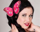 Now, Voyager Bright Butterfly Fascinator-Pink