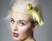Now, Voyager Glitter Tail Bird Hair Clip-Yellow