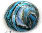 SALE Handcrafted Glass Cabochon - The Look of Stone June H