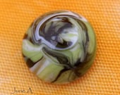 SALE Handcrafted Glass Cabochon - The Look of Stone June A