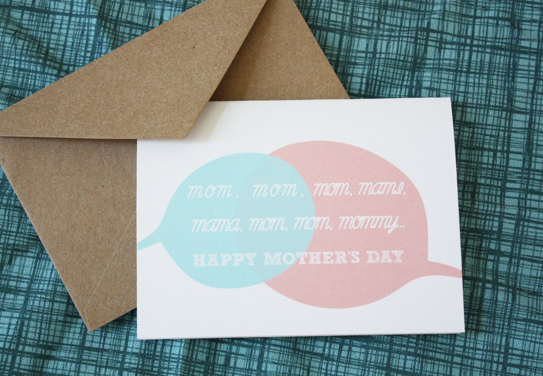 Mother's Day Card-Mom, Mami, Mamma