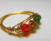 Zelda Ring Magic Bean, Gold Colored