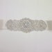 Vintage inspired wedding dress belt, wedding sash
