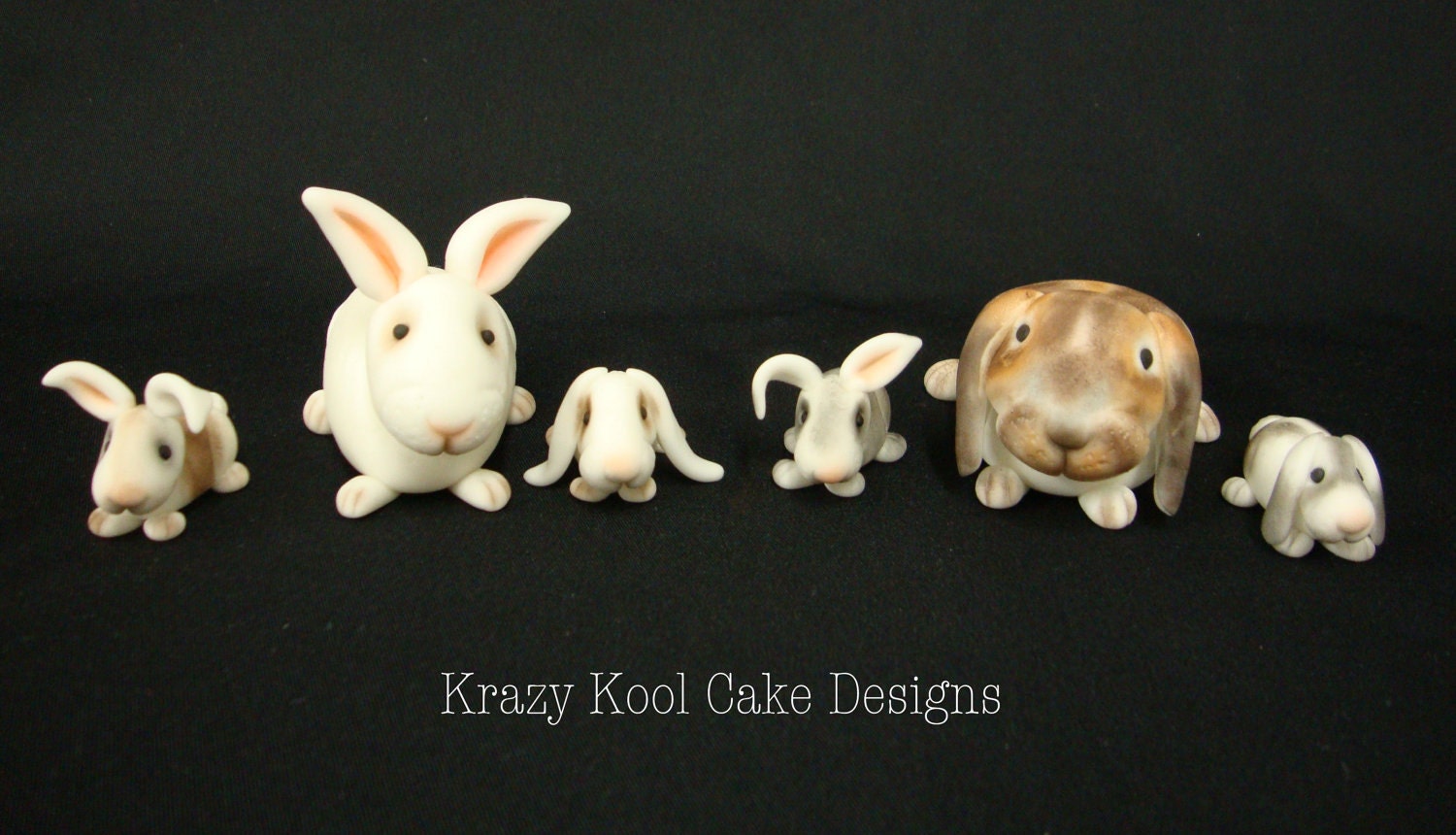 Bunny Rabbit Cake Toppers