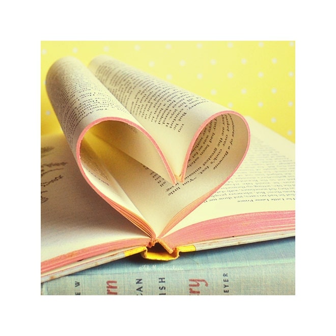 Heart book, Photograph Print