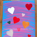Original Acrylic painting abstract, gallery wrapped canvas. Valentine love hearts.                   Title Lovers Leap by NatashaGreenArt