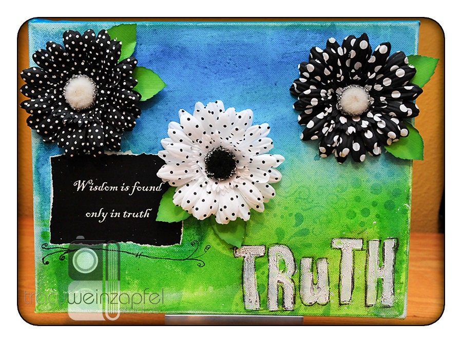 Truth - By Tracy Weinzapfel - Mixed Media Canvas 14" X 11"