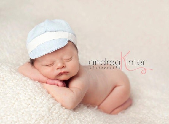 Newborn Newsboy Hat, Newborn Photography Props