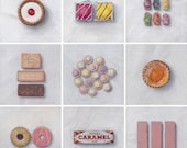 Sweet selection. One giclée print, 23 x 23cm (9" x 9")