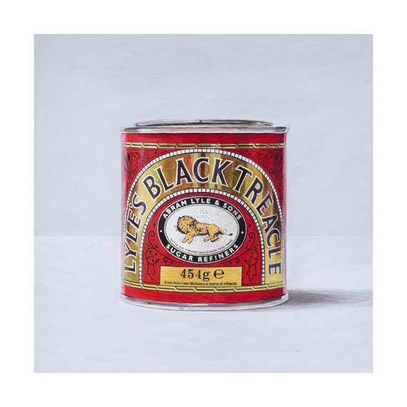 Lyle's Black Treacle. Limited edition giclée print, 300 x 300mm (12" x 12").