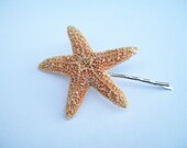 StarFish Bobby Pin - Natural Starfish Bobby Pin Summer Hair Accessory