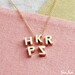 10%SALE) Initial Necklace, Leaf , Mini Pearl Photo "R", Your Choice, Necklace