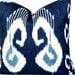 Indigo Kravet Decorative Pillow Cover - Throw pillow - Bansuri Indigo -18x18, 20x20