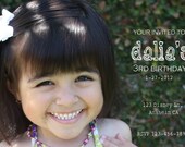 Birthday Invitation Photo Card Digital file Il_170x135