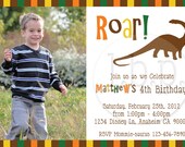 Dinosaur Birthday Invitation Digital file Il_170x135