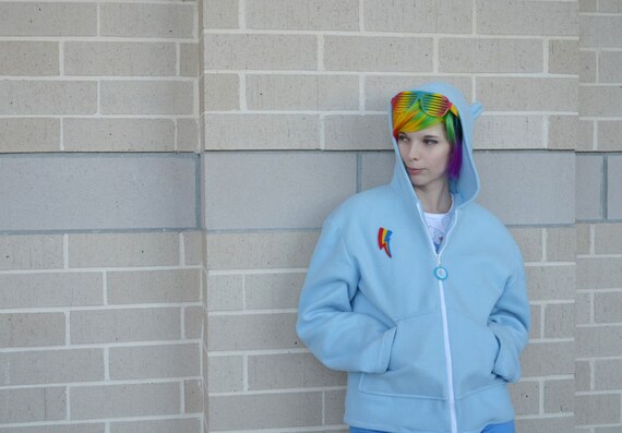 Custom Made My Little Pony Friendship is Magic Cosplay Jacket Hoodie - Sizes s-xl MADE TO ORDER