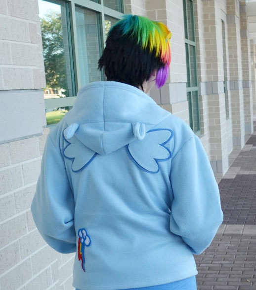 Custom Made My Little Pony Friendship is Magic Cosplay Jacket Hoodie - Sizes s-xl MADE TO ORDER