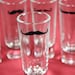 The Mustache Shot Glass Set - 6 glasses