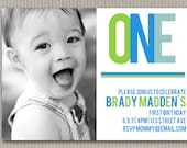 Choose your color birthday invitation (digital file)