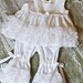 Ruffles Galore White Bloomer Set