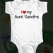 I Love (Heart) my... - Custom Shirt with a Name - Text printed on Infant Baby Onesie, Infant Tee, Toddler T-Shirts