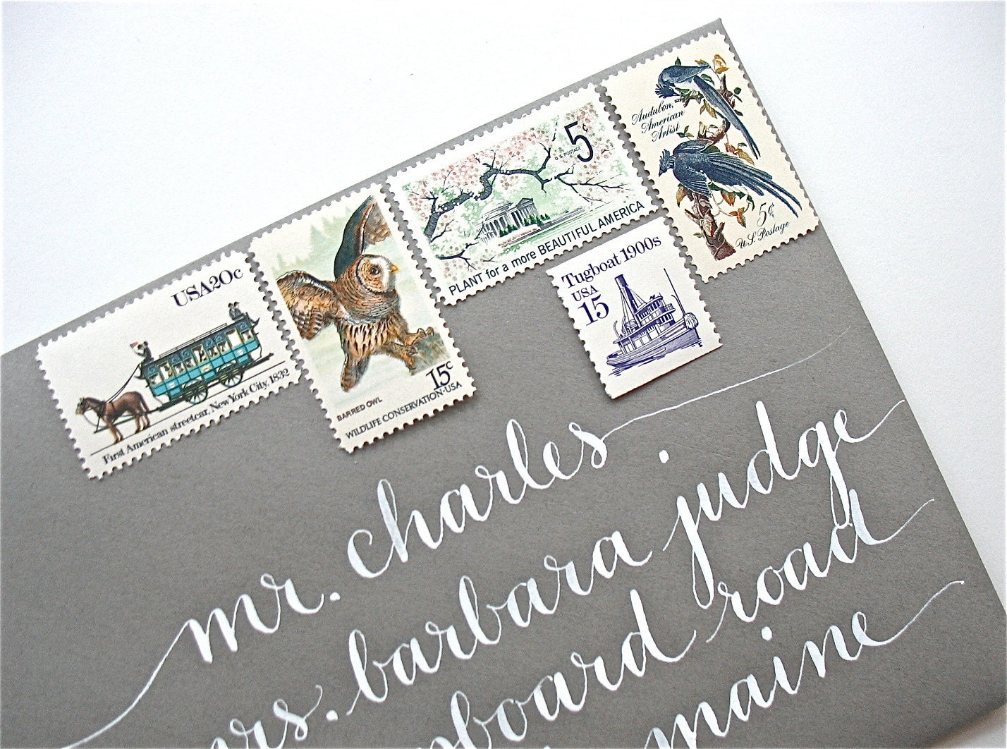 CALLIGRAPHY ENVELOPE ADDRESSING in Bennet Style - Wedding Envelopes