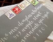 CALLIGRAPHY ENVELOPE ADDRESSING in Longbottom Style - Wedding Envelopes