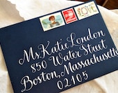 CALLIGRAPHY ENVELOPE ADDRESSING in Vigny Style - Wedding Envelopes