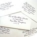 CALLIGRAPHY ENVELOPE ADDRESSING in Bovary Script - Wedding Envelopes
