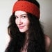 Burnt Orange Autumn Ear Warmer Winter Headband