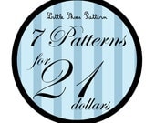 Great Deal - Buy 7 PDF Baby Shoes Pattens for 21 Dollars