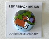 Corgi 1.25" Pinback Button