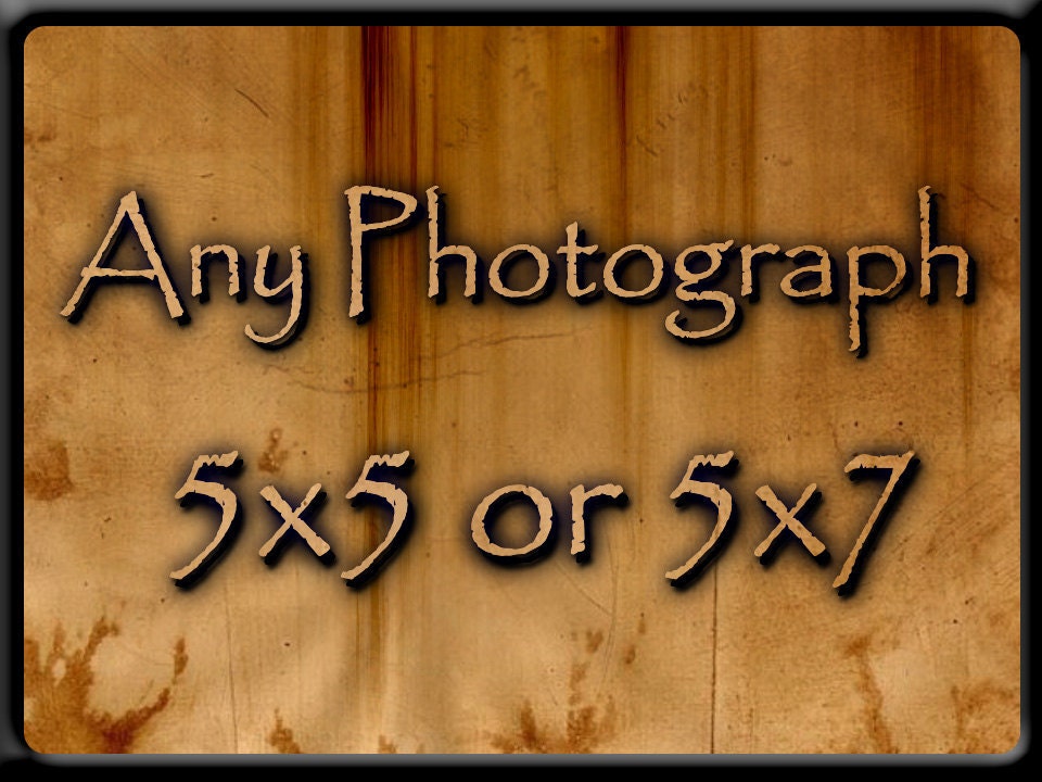 Photograph Sale - Any photograph as a 5x5 or 5x7 print, Fine Art Photography, Landscape, Beach, Nature, Flower