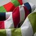 6 SEUSS Christmas Stockings - Pick Your Colors - Six Striped Christmas Stockings Inspired by Dr Seuss