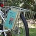 Vintage wire bicycle basket, wire, two sided, rear bike basket